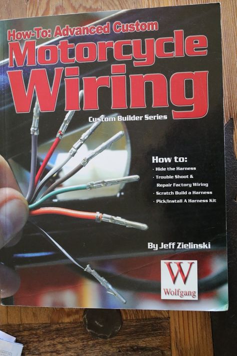 OldMotoDude: Motorcycling Wiring Book - Great info from the basics to advanced electronics Gsxr 1100, Motorcycle Wiring, Motorcycle Repair, Leather Gear, Bobber Motorcycle, Motorcycle Leather, Motorcycle Engine, Triumph Motorcycles, One Job