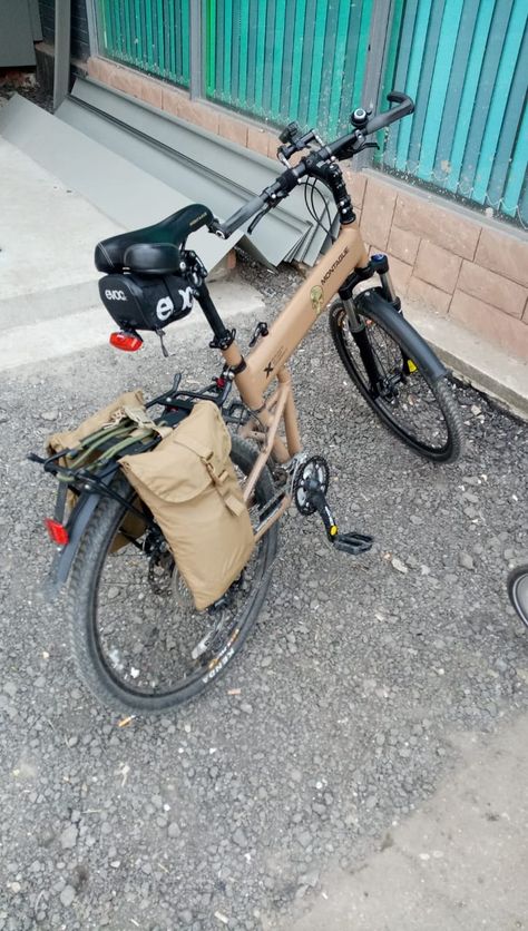 Montague Paratrooper, Food Bike, Bicycle Camping, Touring Bike, Adventure Bike, Folding Bike, Cycling, Bicycle, Bike