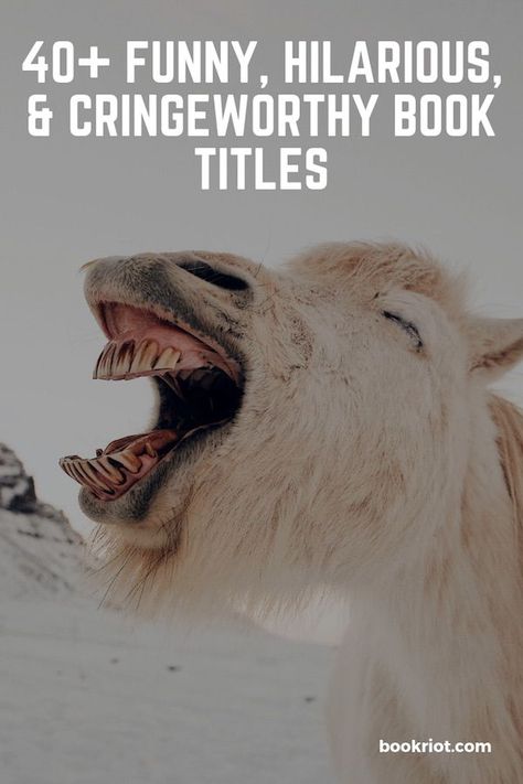 Laugh out loud with these funny, hilarious, and cringeworthy book titles. All of them are real books. book titles | funny book titles | embarrassing book titles | hilarious book titles | funny book titles list | real books with funny titles Titles For Books, Funny Titles, Funny Book Titles, What Is A Bird, Funny Pictures With Captions, Food Network Magazine, Book Titles, What Really Happened, Nutrition Program