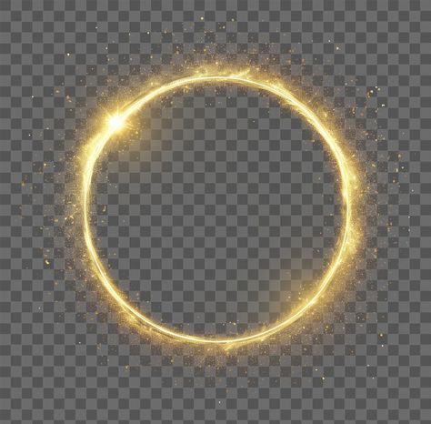 Circle Png Aesthetic, Lens Flare Png, Png Circle, Aesthetic Pngs, Gold Element, Sparkle Png, Shape Png, Circle Png, Png Elements