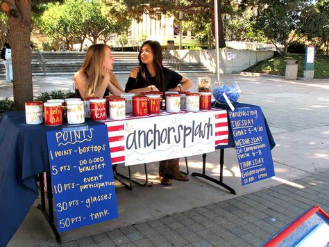 University of CA-Irvine sisters raising money for Anchor Splash! Anchor Splash Delta Gamma, Tabling Ideas College Club, Tabling Ideas, Lemonade Shake, King Neptune, Pr Ideas, University Of California Irvine, College Club, New Mexico State University