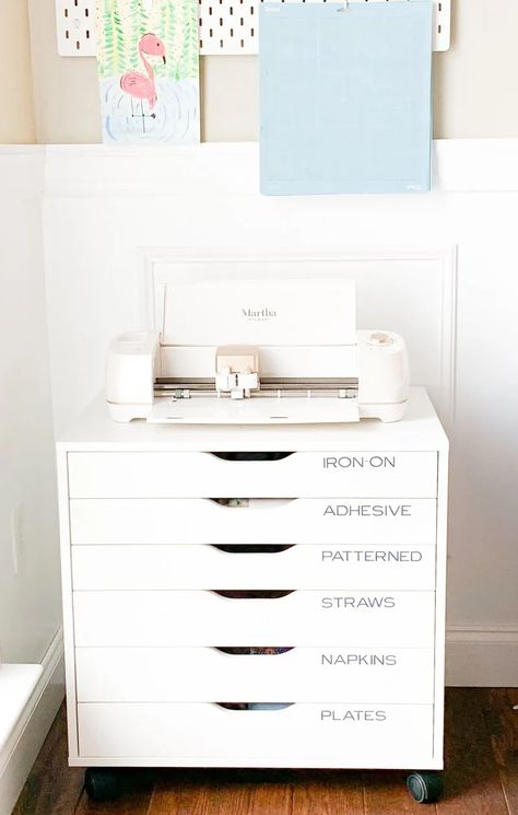 Cricut Craft Room Organization, Cricut Room, Cricut Organization, Cricut Storage, Craft Room Organization Ideas, Ideas Habitaciones, Room Organization Ideas, Idee Cricut, Dream Craft Room