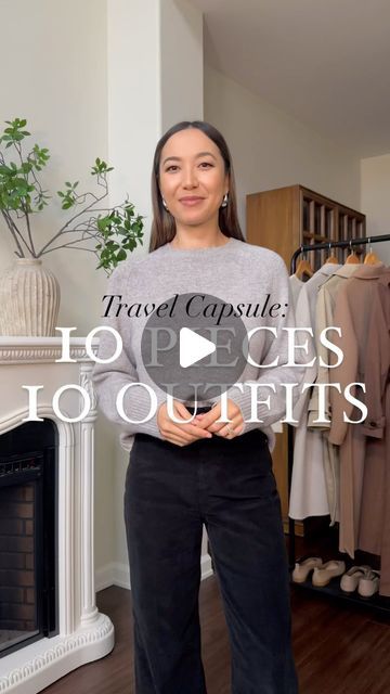 Jasmine Ricks on Instagram: "10 pieces, 10 outfits • I thought I would do something similar to my recent 3-3-3 challenge for a travel capsule [which also works great for weekly outfit planning]! I took 3 tops, 3 bottoms, 2 jackets & 2 pairs of shoes to create 10 outfit ideas [ideal for a 7-10 day trip!]. I tried to include a variety of casual + dressier outfits ideal for all day walking. This is just an example so you can always vary items based on your activities + weather but I think this is a great way to pack using versatile pieces! // You can comment ‘link’ to automatically receive all outfit details in a DM or visit my LTK ❤️" 2 Week Capsule Wardrobe Travel Packing Winter, 10 Days Outfits Travel, 5 Day Outfit Ideas, Winter Trip Capsule Wardrobe, 5 Day Wardrobe Packing Light, 4 Days Outfit Travel, 4 Week Packing List, Plan Outfits For Travel, 3 Day Work Trip Packing