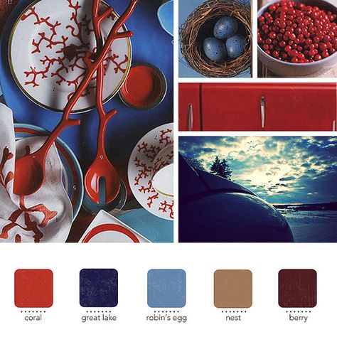 Color Inspiration Boards, Room Brown, Red Colour Palette, Room Color Schemes, Red Rooms, Blue Colour Palette, Bath Room, Robins Egg, Colour Board