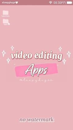 Vlog Video Editing Apps, Video Editing Apps Free, Good Editing Apps For Videos, Free Video Editing Websites, App To Edit Video, Video Editing Apps Aesthetic, Best App To Edit Videos, Aesthetic Youtube Ideas, How Edit Videos