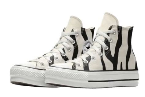 Converse Platform, Womens Converse, Just Don, Zebra Print, Converse High Top Sneaker, Converse Chuck Taylor High Top Sneaker, Women's Sneakers, Converse Sneaker, Womens Sneakers