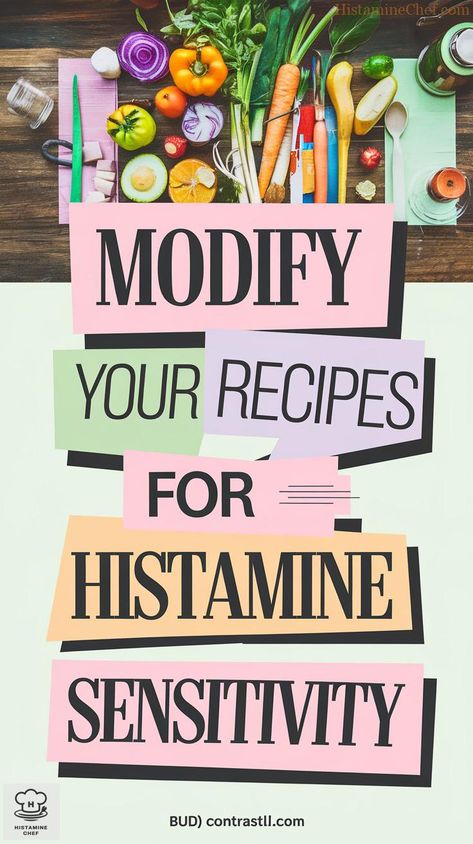 Adapting your favorite recipes to accommodate histamine sensitivity is essential for maintaining a healthy and enjoyable diet. By identifying high-histamine ingredients and substituting them with safer options, you can still create flavorful meals. Discovering these alternatives will allow you to enjoy your culinary favorites while effectively managing your histamine levels. #PaleoAntihistamine #Paleo #HistamineIntolerance #LowHistamine #PaleoLowHistamine How To Reduce Histamine, Easy Low Histamine Meals, Histamine Intolerance Diet, Low Histamine Recipes, Safe Meals, High Histamine Foods, Low Histamine Foods, Histamine Diet, Flavorful Meals