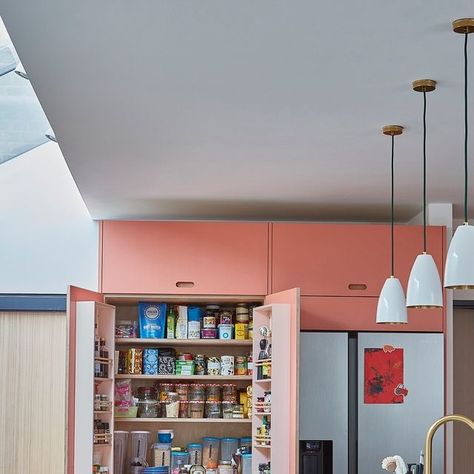 PLUCK Kitchens on Instagram: "This joyful family kitchen is the vision of @hollie.decruz who describes her style as ‘colour + considered maximalism’. Hollie referenced the aesthetic of filmmaker Wes Anderson in this space. The scheme includes carefully balanced pinks, greens and yellows and a dramatic monochrome terrazzo worktop from @diespeker. The large island is for sitting at, food prep, a unifying gathering and doing spot for the room if you like.⁠
This kitchen in @thehousewithtwentylegs is from our archives and yet the design feels so fresh and timeless. There has been so much press love for this space too, it has featured in @elledecorationuk, @idealhomeuk @homesandinteriorsmag and @granddesignstv magazine. ⁠
⁠⁠
📸 @82mmphotography 
📐 @d2architects 
🛠️ @hph_london" Terrazzo Worktop, Family Kitchen, Maximalism, Wes Anderson, So Fresh, Food Prep, The Vision, Work Tops, Kitchen In