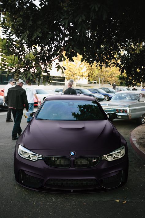 Purple Car Wrap, E60 Bmw, Bmw M Series, Matte Purple, Purple Car, Lux Cars, Bmw Love, Super Luxury Cars, Audi Cars