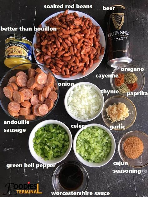 Easy Instant Pot Red Beans and Rice » Foodies Terminal Louisiana Red Beans And Rice Recipe Instant Pot, Ip Red Beans And Rice, Instant Pot Red Beans And Sausage, Instapot Red Beans And Rice Recipe, Dry Red Beans And Rice Crockpot, Red Beans And Rice Meal Ideas, Kidney Bean Recipes Instant Pot, Red Beans And Rice Dinner Ideas, One Pot Red Beans And Rice