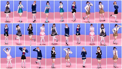 The Sims 4 Cute & Kawaii Pose Packs (All Free) – FandomSpot Kawaii Pose, Kawaii Poses, Terms Of Endearment, Baby Poses, Standing Poses, Sims Mods, Female Poses, Girls Rock, Cute Poses