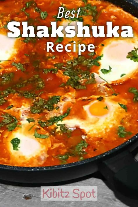 Egg Recipes Shakshuka, Shakushaku Recipe, Best Shakshuka Recipe, Shashuksha Recipe, Shakshuka Recipe Traditional, Saksuka Recipe, Lake Meals, Tunisian Recipes, Shakshuka Recipe