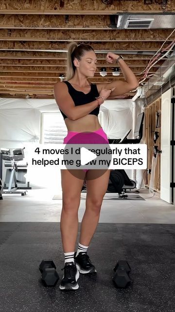 Dumbbell Workouts For Women on Instagram: "4 BICEP EXERCISES that have helped me grow my biceps 💪🏼💯 Here they are: 1.5 hammer curls bicep pause curls wide curl pulses Zottman curls aim to get 3 sets of 10-12 reps of each 🤝 Good news! All these moves are regularly programmed inside my weekly workouts plan so you can rest assured you’re training each muscle group effectively! 🥳 my DUMBBELL ONLY weekly workout plan inside @movementwithjulie app provides FUN & EFFECTIVE workouts with minimal equipment, designed to keep you challenged regardless of your fitness level ✅ Join thousands of women from around the world who are literally seeing the BEST RESULTS just from following a PLAN that utilizes a few pairs of dumbbells and a small space. Here’s what’s included: 🗓️ : 5 Brand new Dumbbell Workouts For Women, Workouts Plan, Bicep Exercises, Dumbbell Workouts, Weekly Workouts, Weekly Workout Plans, Workouts For Women, Hammer Curls, Biceps Workout