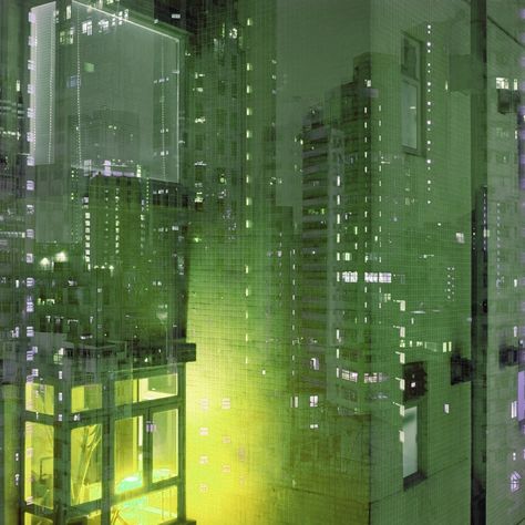 Green Tint Aesthetic, Color Vibe, Japan Aesthetic, Weird Dreams, Futuristic Art, Cinematic Photography, Futuristic Architecture, Future Design, Green Building