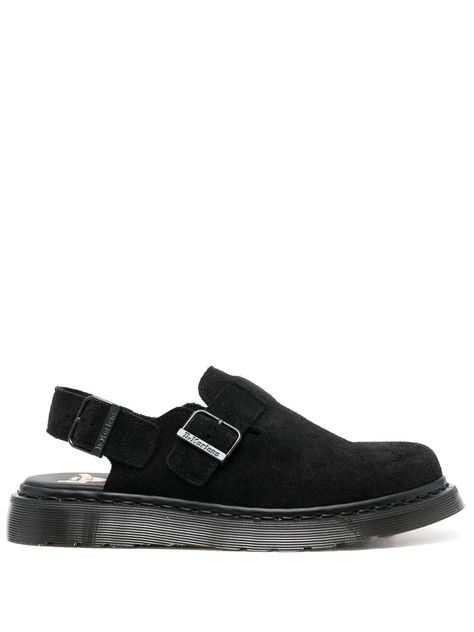 Doc Marten Sandal, Dr Martens Jorge, Doc Martens Black, Doc Marten, Stylish Mens Outfits, Ballet Pumps, Buckle Sandals, Boot Pumps, Suede Sandals