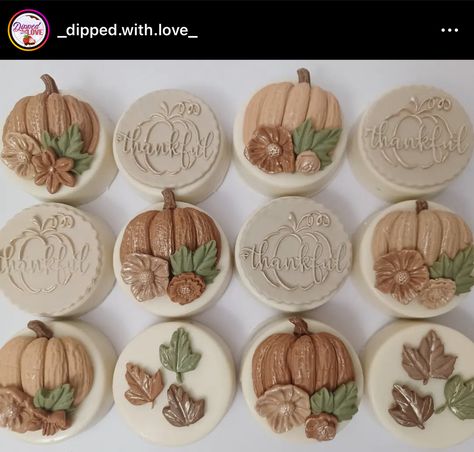 Lil Pumpkin Baby Shower, Covered Oreos, Thanksgiving Treats, Pumpkin Baby, Baby Shower Pumpkin, Chocolate Covered Oreos, Candy Making, Baby In Pumpkin, Chocolate Covered