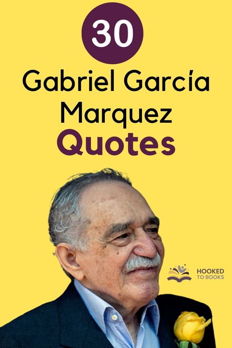 Gabriel García Marquez has written some powerful words that will be remembered for a long time. We got inspired by some of his quotes and decided to make a list of the best ones. Gabriel Garcia Marquez Quotes, His Quotes, Make A List, Gabriel Garcia Marquez, Literary Quotes, Lists To Make, The 20th Century, Powerful Words, Inspiring Quotes