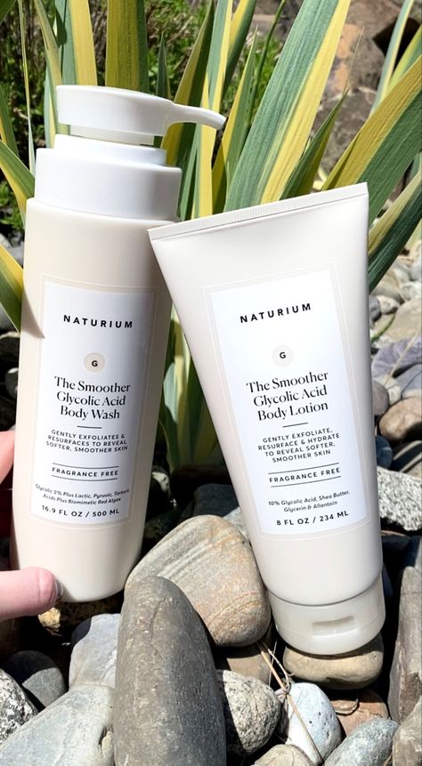 Naturium Glycolic Acid Body Wash, Naturium Body Lotion, Naturium Skincare Aesthetic, Naturium Body Washes, Naturium Skincare, Glycolic Acid Body Wash, Bachelorette Vibes, Brightening Body Lotion, Hair And Skin Vitamins