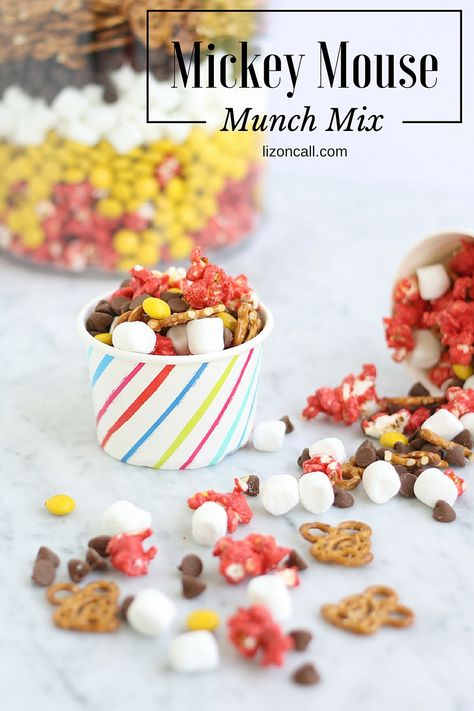 Disney Themed Snacks, Call Recipes, Disney Dessert Recipes, Mickey Mouse Treats, Mouse Themed Party, Easy Party Punch, Disney Themed Food, Theme Snack, Themed Snacks