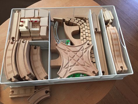 Wooden train set