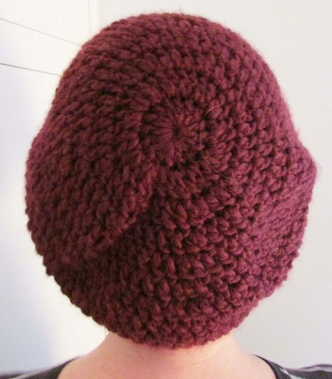 Slouchy Crochet Yarn Cap, Slouchy Soft Knit Crochet Cap, Handmade Slouchy Beanie Crochet Hat, Beret Crochet Pattern, Crochet Slouchy Beret, Beret Hat Pattern, Casual Slouchy Crochet Hat, One Size, Berets Pattern, Free Crochet Hat Patterns