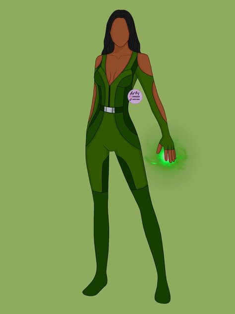 Nature Superhero Suit, Wardrobe Shifting, Marvel Suits, Superhero Suit Design, Hero Suits, Mcu Shifting, Superhero Outfits, Green Superhero, Dnd Board