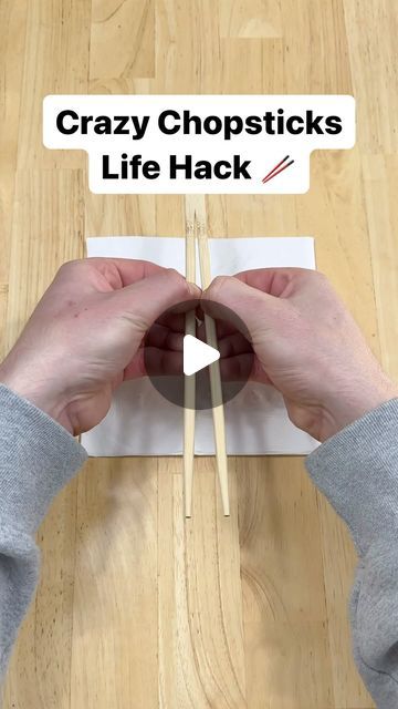 ‎Amin Shaykho • أمين‎ on Instagram: "Crazy chopsticks life hack 🥢" Chop Sticks How To Use, How To Use Chopsticks Easy, Diy Chopstick Holder, How To Hold Chopsticks, Chopsticks Crafts, How To Use Chopsticks, Kids Chopsticks, How To Teach Kids, Hot Hair Styles