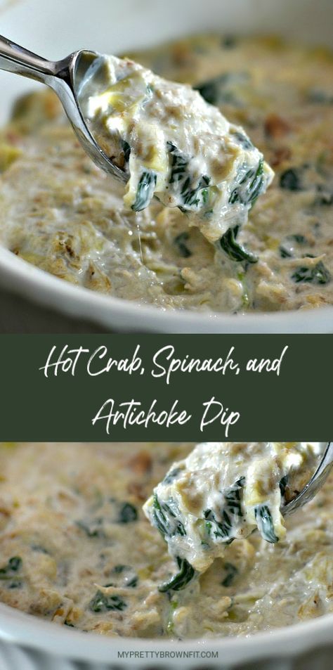 Crab And Spinach Dip Recipe, Dip Artichoke, Chip Dips, Crab And Artichoke Dip, Best Spinach Artichoke Dip, Spinach Artichoke Dip Recipe, Spinach And Artichoke Dip, Hot Crab Dip, Spinach Dip Recipe