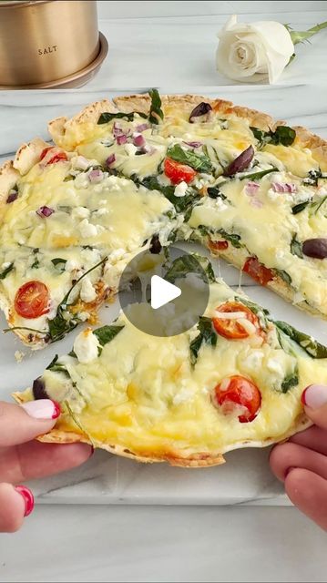 Mediterranean Diet Lifestyle💯💥 on Instagram: "High Protein Greek-style Breakfast Tortilla 

💁‍♀️ Type ""Yes"" If You Want to Get More Recipes From @mediterraneandietebook

👋 Follow @mediterraneandietebook To Get Daily Mediterranean Recipes

Ingredients:
Cooking spray or a little oil for greasing the baking dish
- 1 tortilla 8-10 inches in diameter
- 3 large eggs
- 1/3 cup cottage cheese
- Salt to taste
- Black pepper to taste
FLAVOR OPTION ONE
- Tomatoes diced
- Green peppers diced
- Spinach or arugula chopped
- 1/4 cup Mozzarella cheese (or choice of cheese)

Instructions:
- Place the tortilla at the bottom of the baking dish to create the crust.
- In a mixing bowl, whisk together the eggs and cottage cheese until well combined. Season the mixture with a pinch of salt and pepper to ta Breakfast Tortilla, Egg Tortilla, Tortilla Bake, Extra Protein, Low Carb Tortillas, Spinach And Feta, More Recipes, Breakfast Bake, Mediterranean Diet Recipes