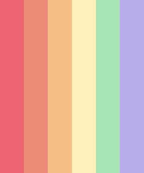 Kidcore Colour Palette, Neon Rainbow Color Palette, Kidcore Palette, Pastel Colours Palette, Dreamcore Color Palette, Kidcore Color Palette, Pastel Rainbow Color Palette, Rainbow Colour Palette, Sky Color Palette