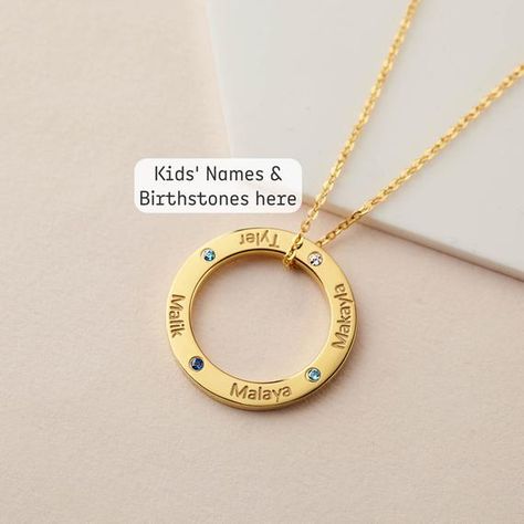 Grandma Necklace Birthstone, Names Necklace, Mother Necklace Personalized, Grandmother Jewelry, Bff Jewelry, Grandma Necklace, Baby Mom, Mothers Bracelet, Gifts Mom