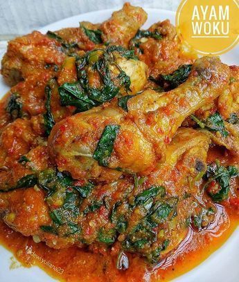 Resep ayam woku berbagai sumber Indonesian Food Traditional, Resep Makanan Beku, Honey Chicken Recipe, Malay Food, Ayam Bakar, Food Receipt, Food Wishes, Malaysian Food, Indonesian Food