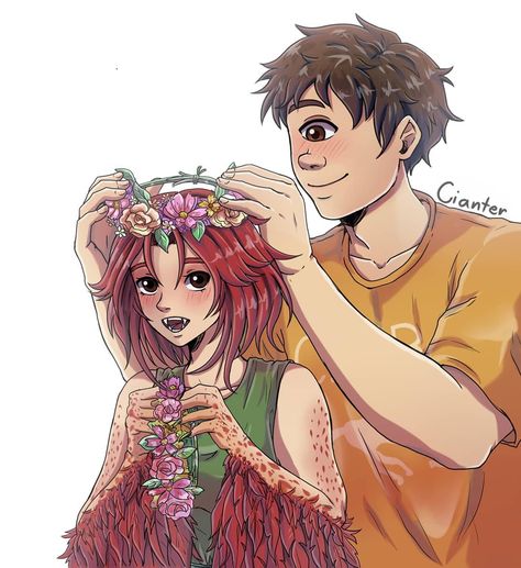 Tyson And Ella, Percy Jackson Tyson, Sea Of Monsters, Percy Jackson Fan Art, Percy Jackson Characters, Percy Jackson Books, Greek Myths, Half Blood, Camp Half Blood