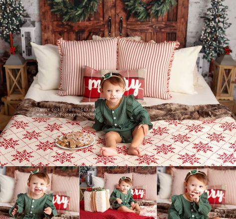 Atlanta Mini Session Photographer | Christmas Pajama Mini Sessions 2021 Christmas Jammies Photoshoot Bed, Christmas Pajama Pictures, Christmas Poses, Christmas Photograph, Villa Rica, Mini Ideas, Xmas Photos, Xmas Pajamas, Mini Outfit