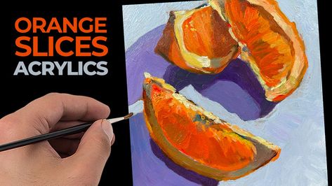 The Virtual Instructor-Art Lesson Blog Painting Videos Tutorials, Painting Lesson, Painting Orange, Painting Video, Live Art, Acrylic Painting Lessons, Acrylic Painting Tutorials, Acrylic Oil Painting, Painting Tutorials