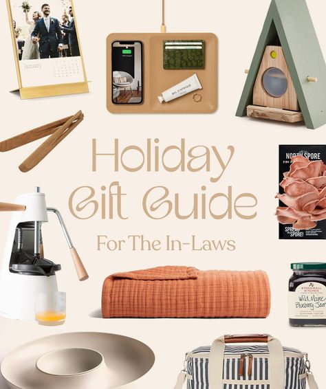 holiday gift guide : for the in-laws Mother And Father In Law Christmas Gifts, Inlaws Christmas Gift Ideas, Gifts For In-laws, Holiday Gift Guides, Mother In Law Christmas Gifts, Christmas Gift For In Laws, Gifts For Inlaws Christmas, Christmas Gifts For Inlaws, Christmas Gifts For In Laws