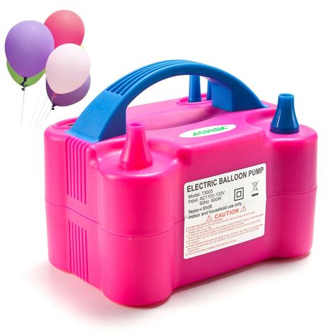 Balloon Inflator, Childrens Party Decorations, Air Machine, Up Balloons, Balloon Pump, Pink Pumps, Balloon Decorations Party, Helium Balloons, Air Pump