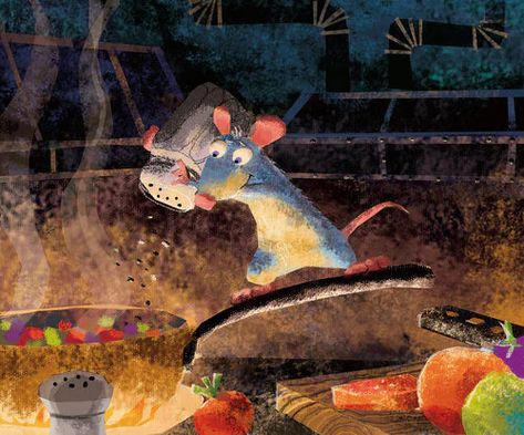 Ratatouille Concept Art, Pixar Concept Art, Ratatouille Movie, Ratatouille Disney, Concept Art Character Design, Art Character Design, Color Script, Art Disney, Concept Art Character