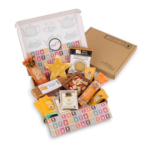 Penny Post Afternoon Tea – Marie Curie Online Shop Monty Bojangles, Orange Biscotti, Fudge Bar, Cinnamon Popcorn, Cherry And Almond Cake, Pecan Cinnamon, Afternoon Tea Hamper, Cream Fudge, Chocolate Stars