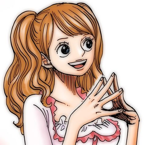 Pudding One Piece Icon, Charlotte Pudding One Piece, Ginger Orange Hair, Pudding One Piece, Charlotte Pudding, Monster Musume, Elves And Fairies, Hair Cute, One Piece Images