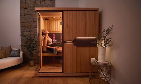 | Sunlighten Portable Infrared Sauna, Home Infrared Sauna, Modern Saunas, Visible Light Spectrum, Light Science, Dream Basement, Portable Sauna, Healing Light, Infrared Heater