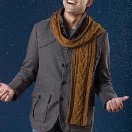 Caron - Combo Cable Scarf in Simply Soft (downloadable PDF) Knitting Clothes Patterns, Mens Knitted Scarf, Cowl Patterns, Scarf Knitting Pattern, Cable Scarf, Knitting Patterns Free Scarf, Knit Scarves, Scarf Yarn, Free Scarf