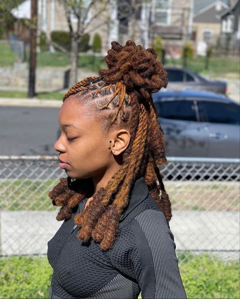 Dreads Styles For Women, Loc Updo, Dread Styles, Dreads Girl, Loc Inspiration, Big Box Braids Hairstyles, Short Locs, Locs Styles, Short Locs Hairstyles