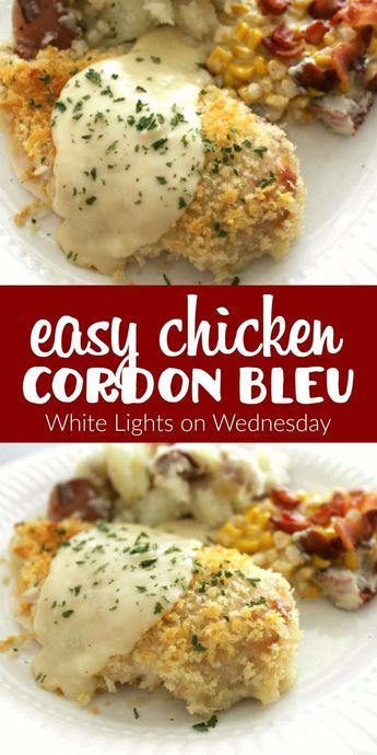 Low Calorie Chicken Cordon Bleu, Chicken Cordon Bleu Sauce Easy, Chicken Cordon Blue Recipes, Cordon Blue Sauce, Sauce For Chicken Cordon Bleu, Chicken Cordon Blue Easy, Chicken Cordon Bleu Sauce, Best Ever Chicken, Easy Chicken Cordon Bleu