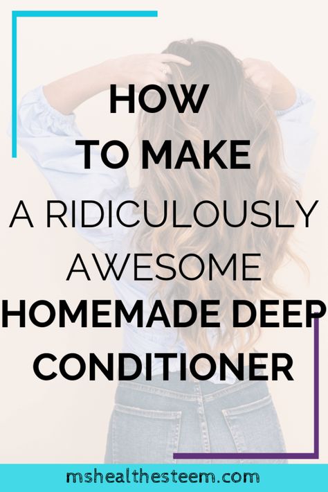 How To Make Conditioner, Homemade Deep Conditioner, Natural Deep Conditioner, Homemade Conditioner, Nail Remedies, Healthy Hair Care, Diy Hair Care, Beauty Diy, Diy Skincare