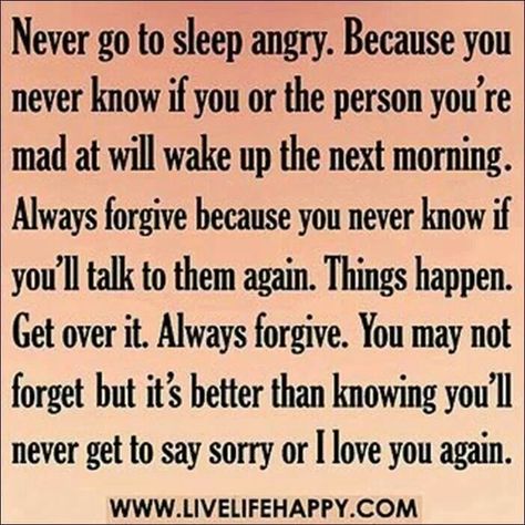 Never Go To Bed Angry, Mad Quotes, Angry Quote, Now Quotes, Life Guide, Say That Again, Saying Sorry, Go To Bed, Truth Hurts