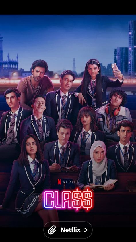 Class Netflix Adaption of the Spanish Series "ELITE" Class Netflix India, Spanish Series, Class Quotes, Great Movies To Watch, Netflix And Chill, School Uniforms, Bollywood Movies, Great Movies, Movies To Watch