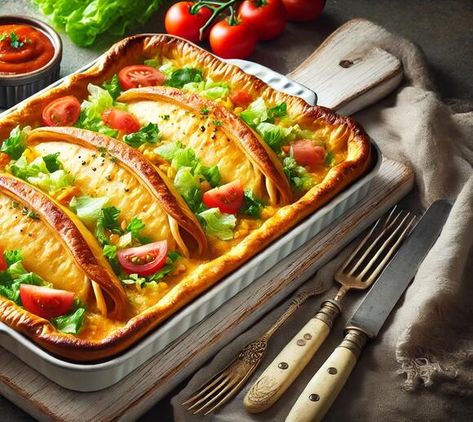 Crescent Roll Taco, Crescent Roll Taco Bake, Crescent Roll Crust, Baked Tacos Recipe, Food That Causes Inflammation, Pillsbury Crescent, Southern Breakfast, Breakfast Enchiladas, Tortilla Soup Recipe