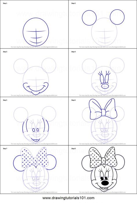 Croquis Disney, Disney Drawing Tutorial, Minnie Mouse Drawing, ليلو وستيتش, Organizator Grafic, Easy Disney Drawings, Mouse Drawing, Cat Tattoos, Disney Art Drawings