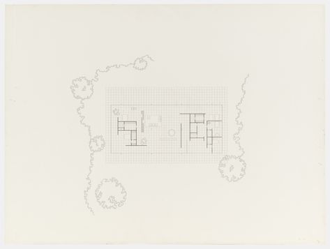 30x40 Floor Plans, Illustration Board, Ludwig Mies Van Der Rohe, Van Der Rohe, Mies Van Der Rohe, The Architect, Film Stills, Floor Plan, Home Projects